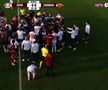 Scandal imens în ultimul amical al Rapidului » Au sărit la bătaie după un fault dur: l-au luat de gât pe un fotbalist giuleștean