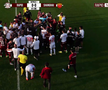 Scandal imens în ultimul amical al Rapidului » Au sărit la bătaie după un fault dur: l-au luat de gât pe un fotbalist giuleștean