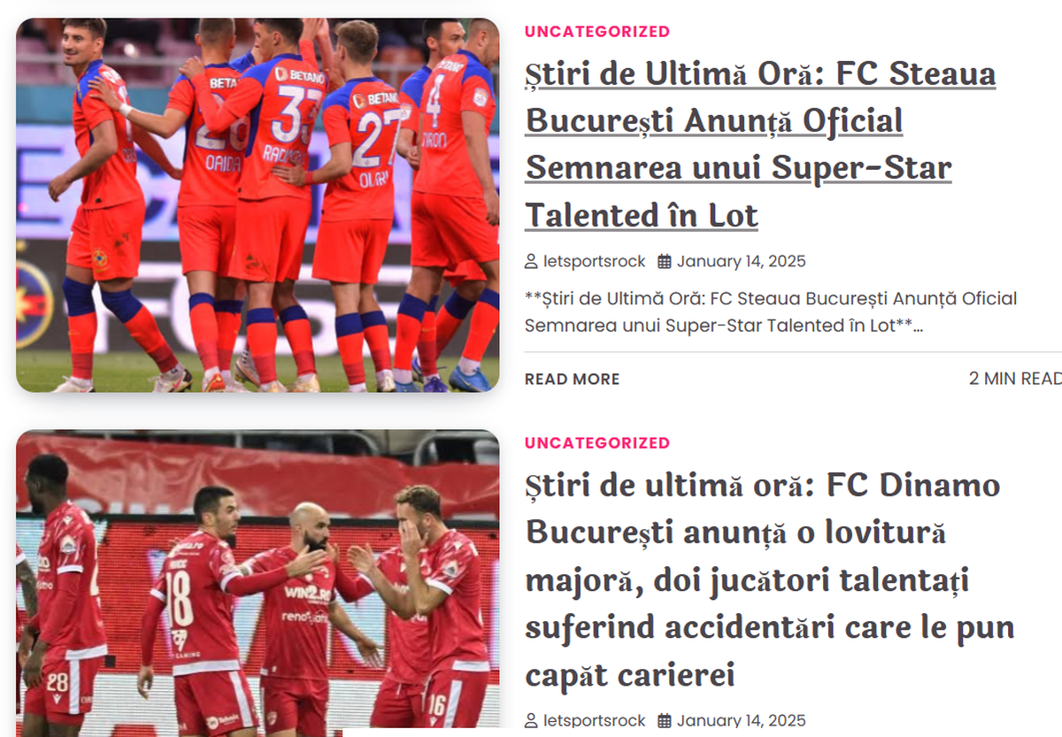 Drăgușin la FC Argeș, Olaru la Dinamo, Ianis Hagi la Botoșani sau Mason Mount la Rapid » Tendință alarmantă! Suporteri invadați de BOȚI, sute de transferuri imaginare răspândite pe site-uri „fantomă”