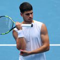 Carlos Alcaraz, la antrenament înainte de Australian Open 2026/Foto: Getty Images