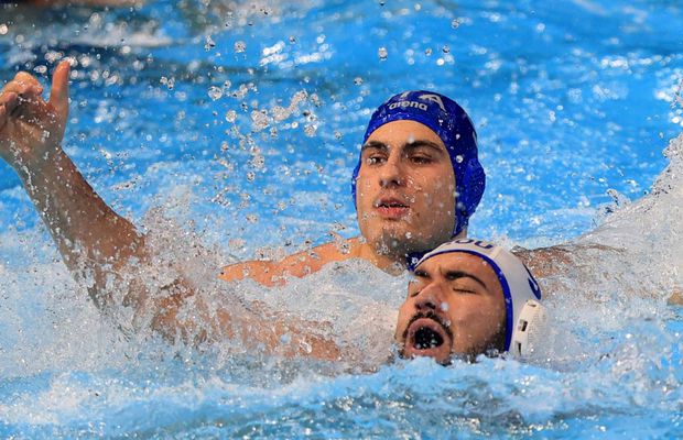 Naționala masculină de polo a României, învinsă drastic de Italia în ultimul meci al grupei D la Campionatul European