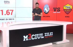 Meciul Zilei. Trei cote interesante în duelul Atalanta - Roma, din Serie A, printre care una de 4,30!