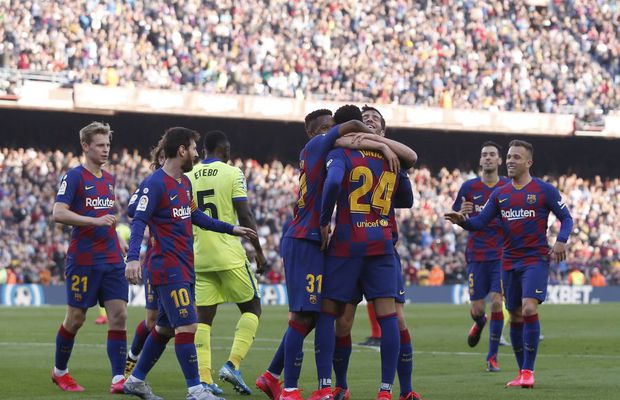 BARCELONA - GETAFE 2-1 // VIDEO+FOTO Catalanii se impun cu emoții și o egalează pe Real Madrid în fruntea clasamentului