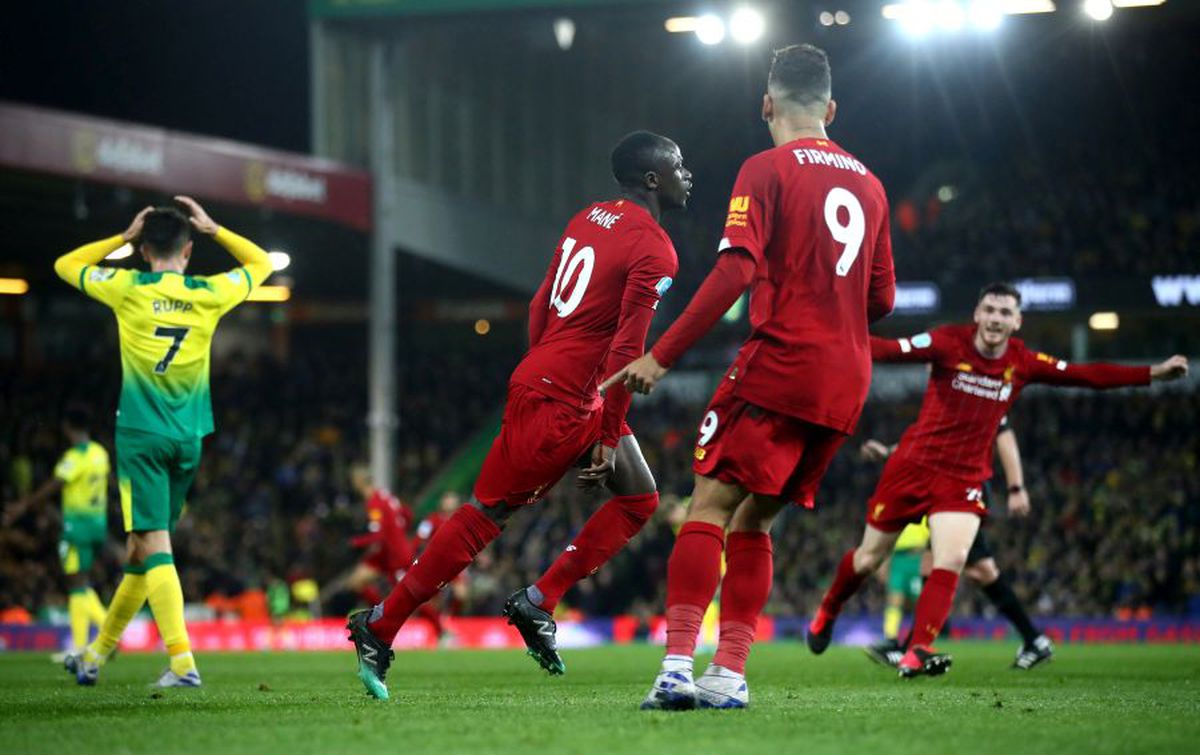 NORWICH - LIVERPOOL 0-1 // „Cormoranii”, de neoprit în Premier League! Diferență URIAȘĂ față de locul 2