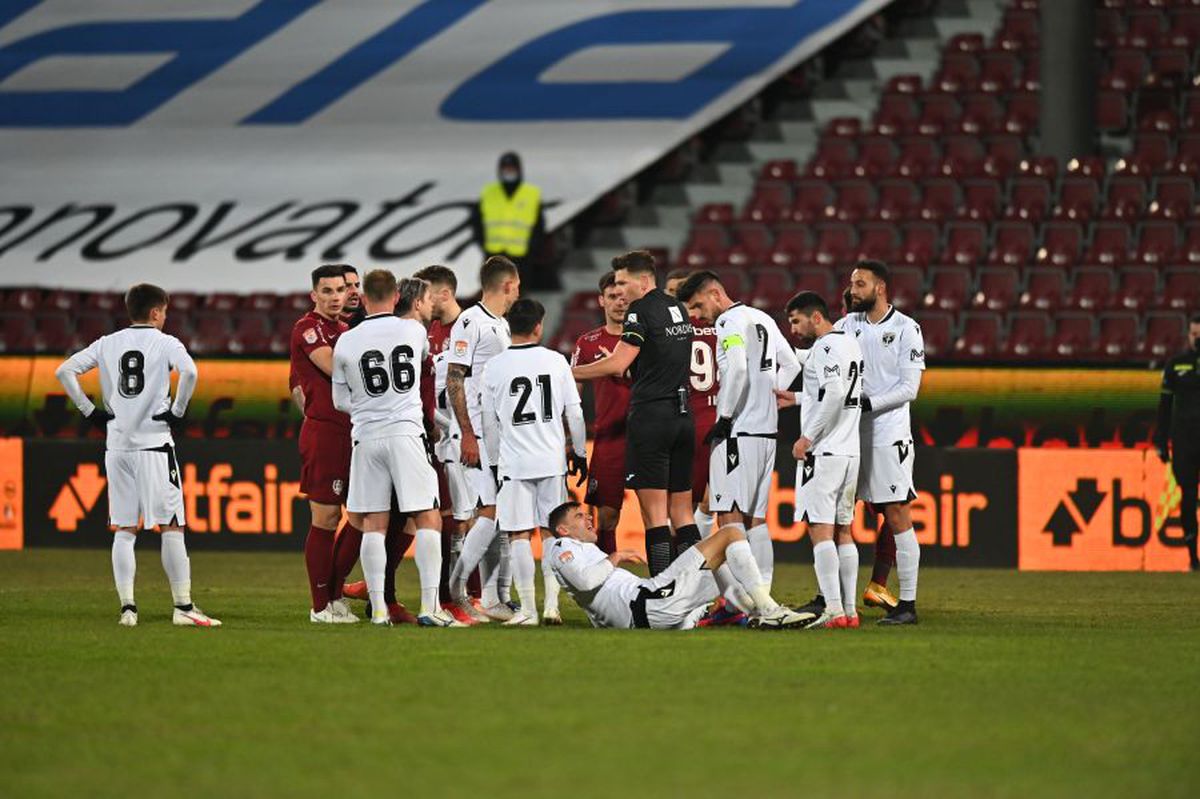 CFR Cluj - FC Voluntari 0-0. Bogdan Andone „înțeapă” primele clasate » Ce a declarat antrenorul