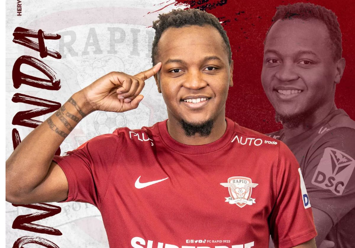 Hervin Ongenda a fost prezentat oficial la Rapid: „Ăsta e fotbalul pe care îmi place să îl joc!”