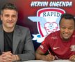 Rapid a bătut palma cu Hervin Ongenda
