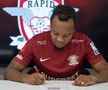 Hervin Ongenda a fost prezentat oficial la Rapid: „Ăsta e fotbalul pe care îmi place să îl joc!”