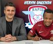 Hervin Ongenda a fost prezentat oficial la Rapid: „Ăsta e fotbalul pe care îmi place să îl joc!”