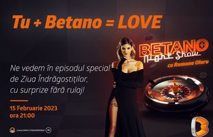 Betano Night Show revine cu un episod special de Ziua Îndrăgostiților!