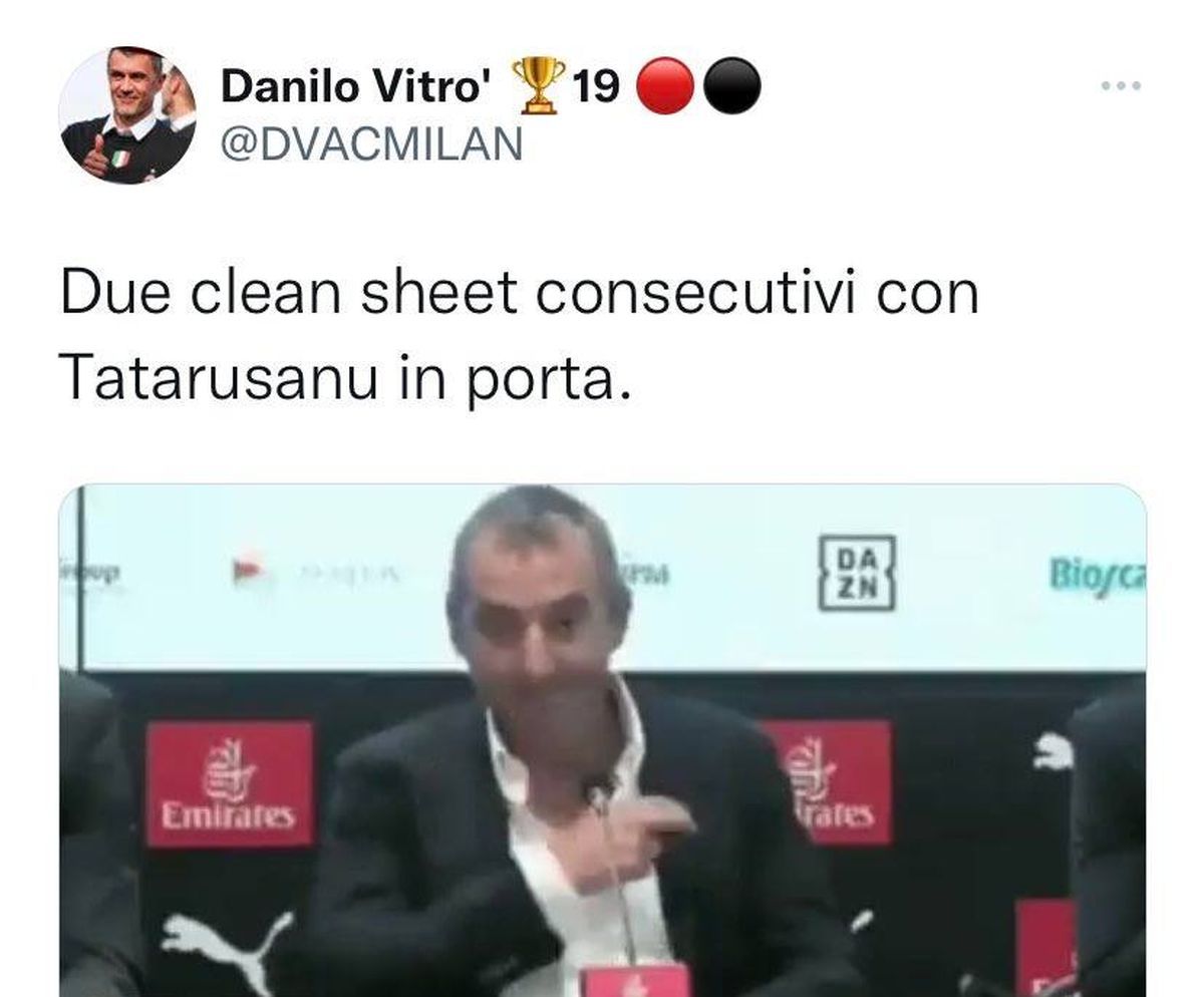 Ciprian Tătărușanu, meme-uri după AC Milan - Tottenham 1-0