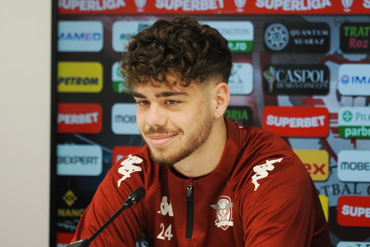 Andrei Borza visează la titlu după parcursul lui Rapid din 2024: „Am luat un campionat, mi-l doresc pe al doilea”