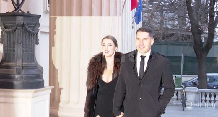 Arbitrul Istvan Kovacs și iubita lui, Denisa Fazakas