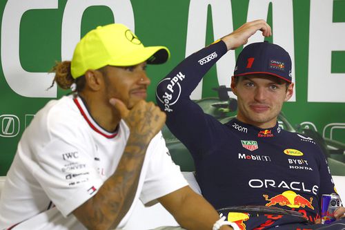 Lewis Hamilton și Max Verstappen. Foto: Imago Images