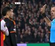 Radu Petrescu a condus meciul serii în Europa League, Feyenoord - Roma » A ieșit în evidență cu un moment imposibil de evitat