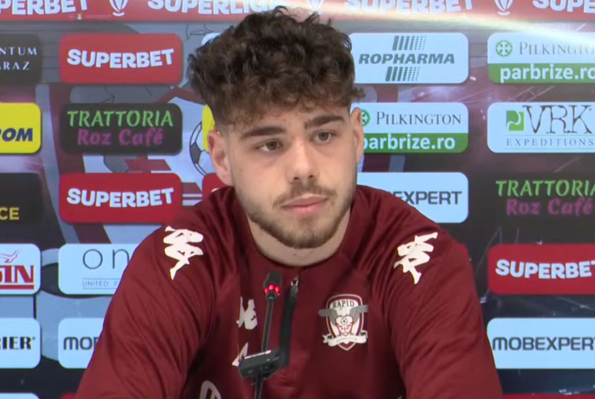 Andrei Borza visează la titlu după parcursul lui Rapid din 2024: „Am luat un campionat, mi-l doresc pe al doilea”