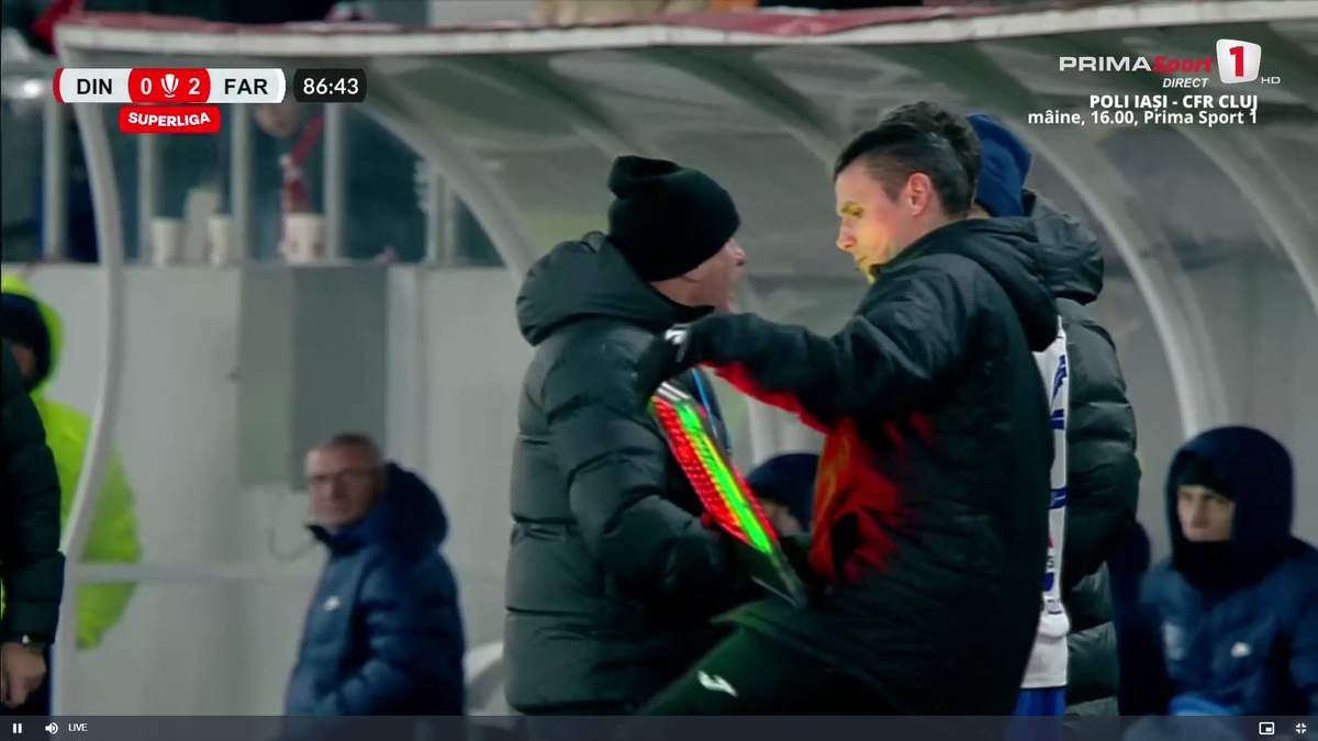 Moment de confuzie în Dinamo - Farul