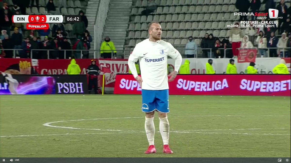 Moment de confuzie în Dinamo - Farul