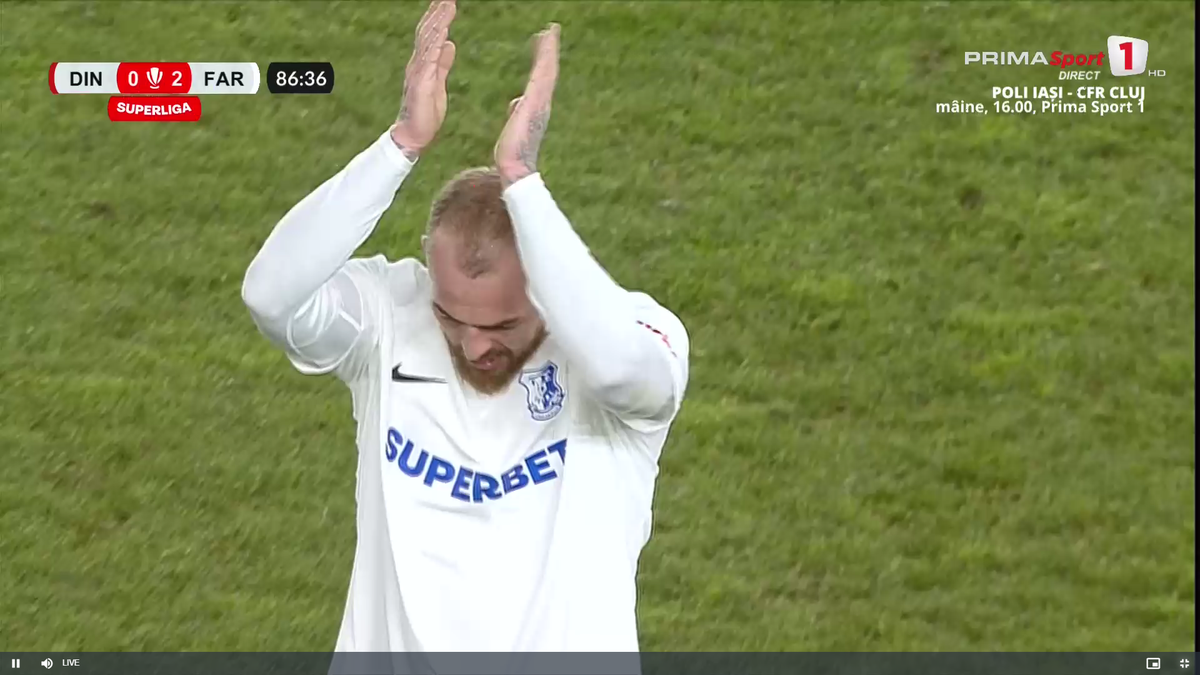 Moment de confuzie în Dinamo - Farul