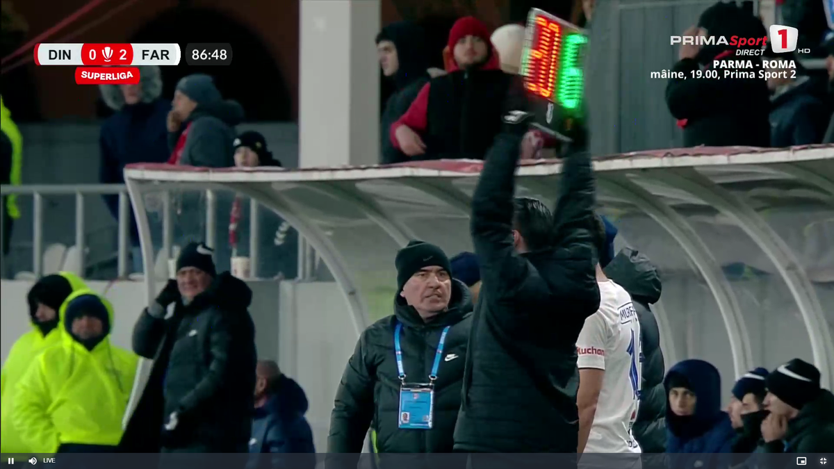 Moment de confuzie în Dinamo - Farul