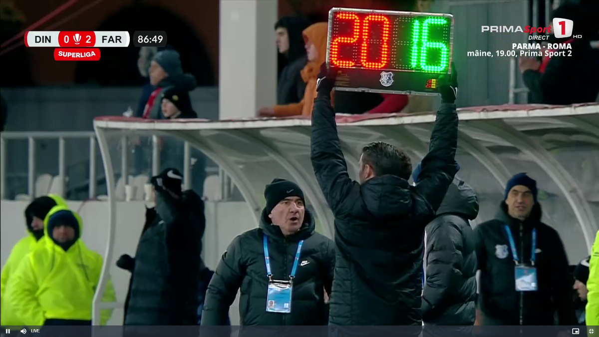 Moment de confuzie în Dinamo - Farul