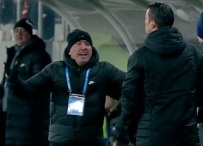 Moment de confuzie în Dinamo - Farul! » Hagi s-a enervat pe arbitru, Alibec și-a luat fluierăturile