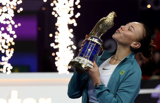 Amanda Anisimova, racheta mai puternică de la Doha! » A învins-o pe Jelena Ostapenko pentru titlu în două seturi