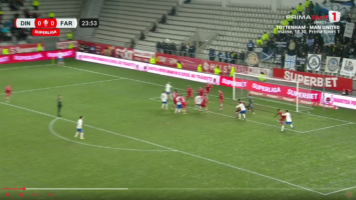 Alexandru Roșca a comis prima gafă în tricoul lui Dinamo! » Cel care l-a învins nu mai marcase de 5 ani