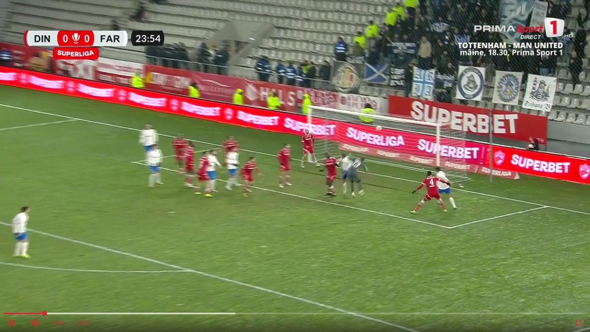 Alexandru Roșca a comis prima gafă în tricoul lui Dinamo! » Cel care l-a învins nu mai marcase de 5 ani