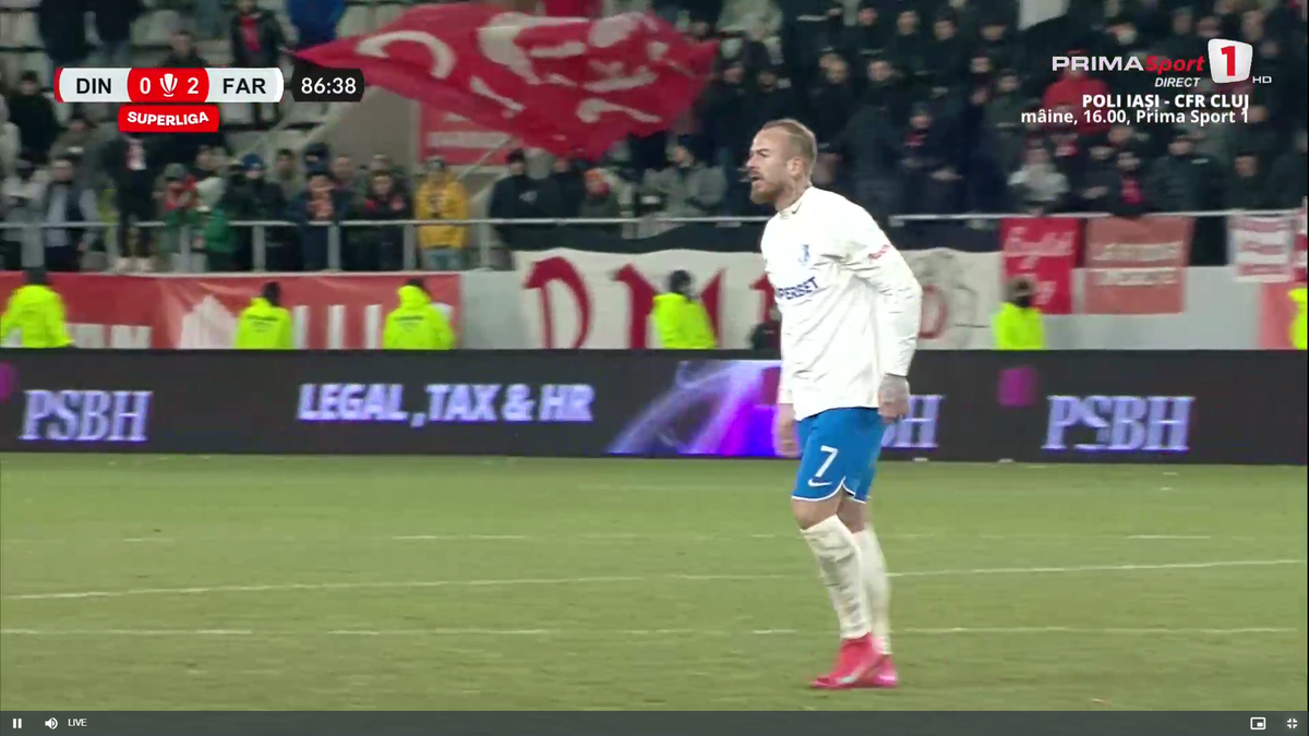 Moment de confuzie în Dinamo - Farul