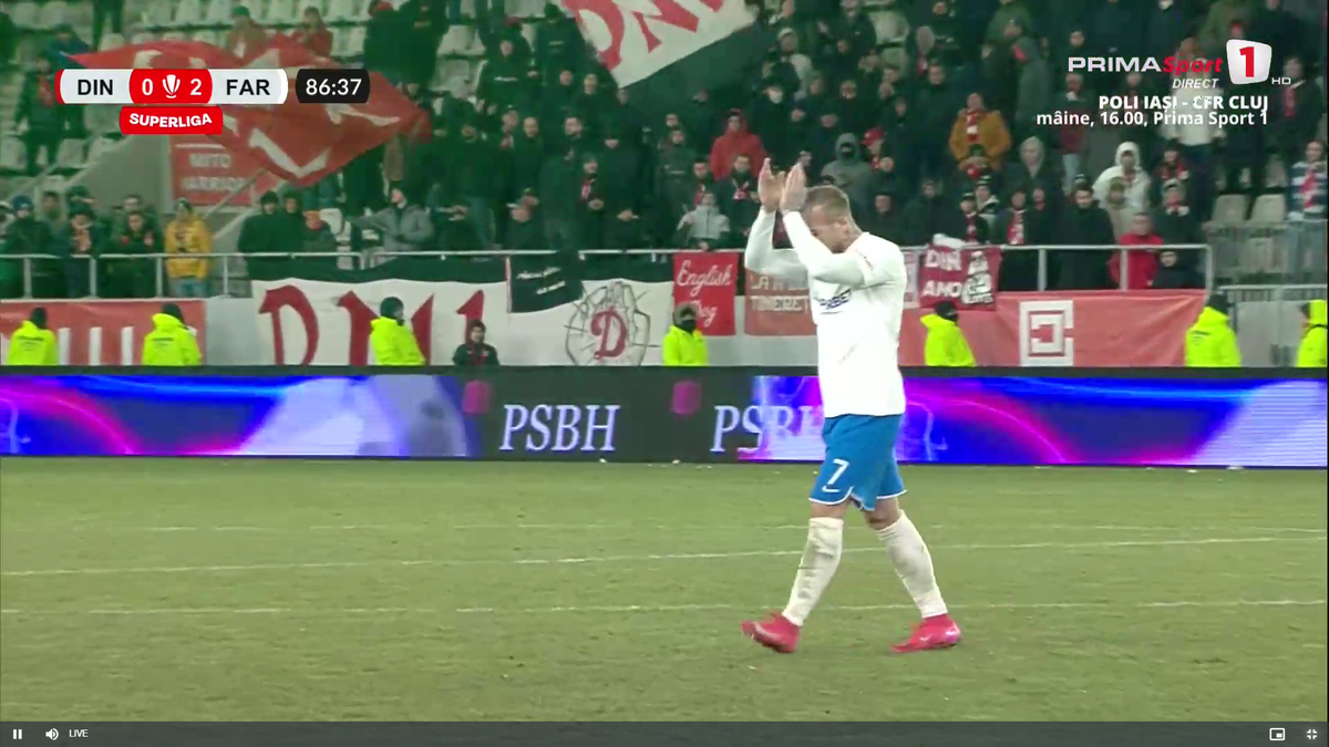 Moment de confuzie în Dinamo - Farul