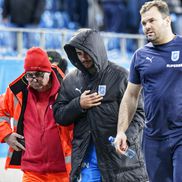Screciu, la ambulanță după Craiova - FCSB/ foto Cristi Preda (GSP)