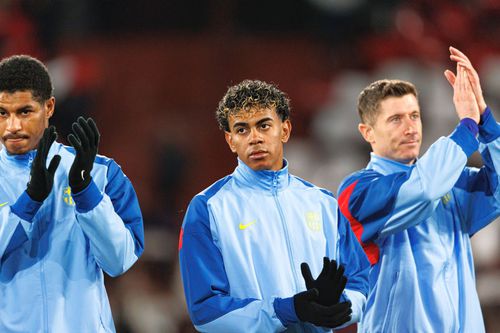 Rashford, Yamal și Lewandowski // foto: Imago Images