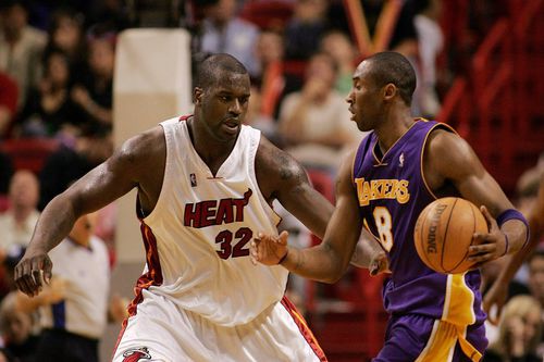 Shaquille O'Neal (stânga) a numit cel mai bun jucător din istorie / Imago Images