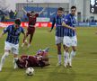 Cristi Ganea, David Maftei, Victor Dican și Ionuț Larie vs Talisson, în Farul - Rapid. Foto: Andrei Furnigă (GSP)