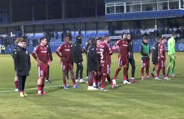 Galeria Rapidului a răbufnit la Ovidiu » Înjurături spre conducere, amenințări pentru jucători: „Vă rupem picioarele”