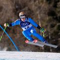 Federica Brignone (Italia), în timpul cursei de slalom uriaș de la JO 2026 / Foto: Imago Images