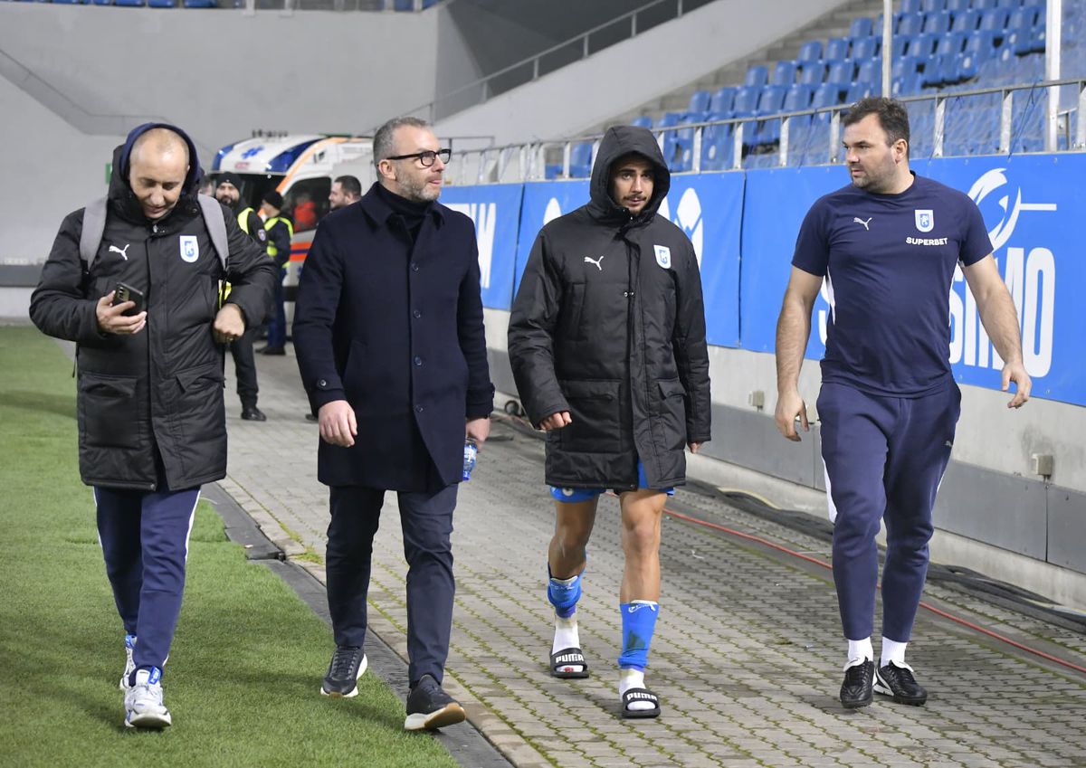 Screciu, la ambulanță după Craiova - FCSB