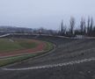 Doar urme de VAR și mult cenușiu pe Stadionul „Nicolae Rainea”, fostul Dunărea. Foto: Andrei Furnigă, GSP