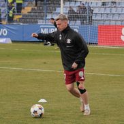 Claudiu Petrila, înainte de Farul - Rapid. Foto: Andrei Furnigă (GSP)