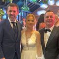Dinamovistul Florentin Petre s-a însurat cu Alina Andra Petre, „câinii” au petrecut la Brăila // FOTO: Instagram