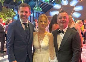 La 50 de ani, dinamovistul Florentin Petre s-a însurat a treia oară, chiar de Ziua Îndrăgostiților » Cine a furat toate privirile la petrecerea de nuntă