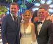 Dinamovistul Florentin Petre s-a însurat cu Alina Andra Petre, „câinii” au petrecut la Brăila // FOTO: Instagram