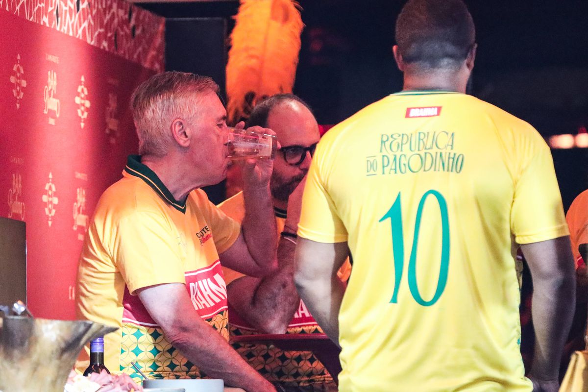 Carlo Ancelotti și soția sa, la carnaval