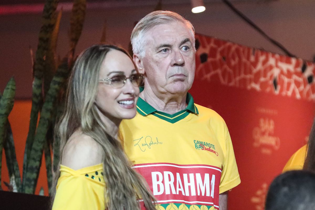 Carlo Ancelotti și soția sa, la carnaval