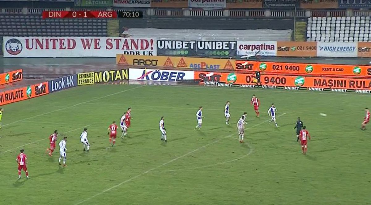 FOTO+VIDEO. Gol superb în Dinamo - FC Argeș! Moment de măiestrie în Ștefan cel Mare
