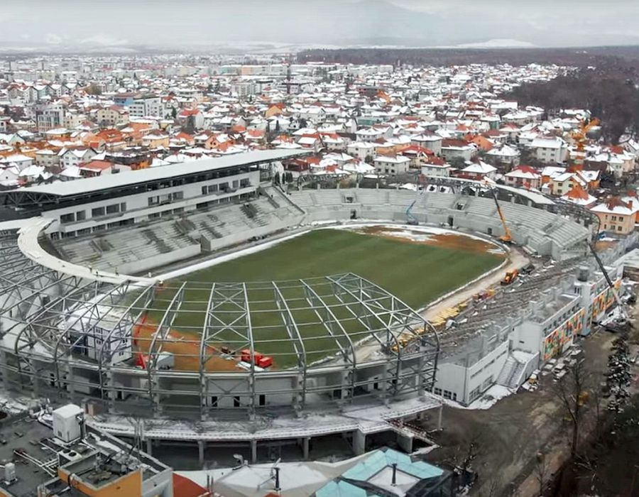 EXCLUSIV! Hermannstadt va juca din nou la Sibiu! Cum arata arena  modernizata si care este stadiul lucrarilor. FOTO