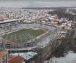 Drona a survolat noua arenă de 24 de milioane de euro din România » Când ar putea fi gata pentru fotbal