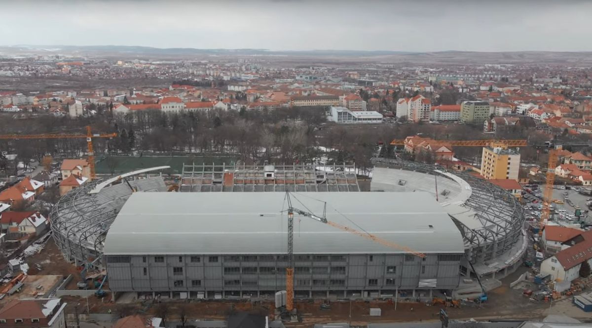 Cum arată lucrările la stadionul lui Hermannstadt - martie 2022