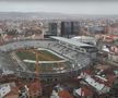Drona a survolat noua arenă de 24 de milioane de euro din România » Când ar putea fi gata pentru fotbal